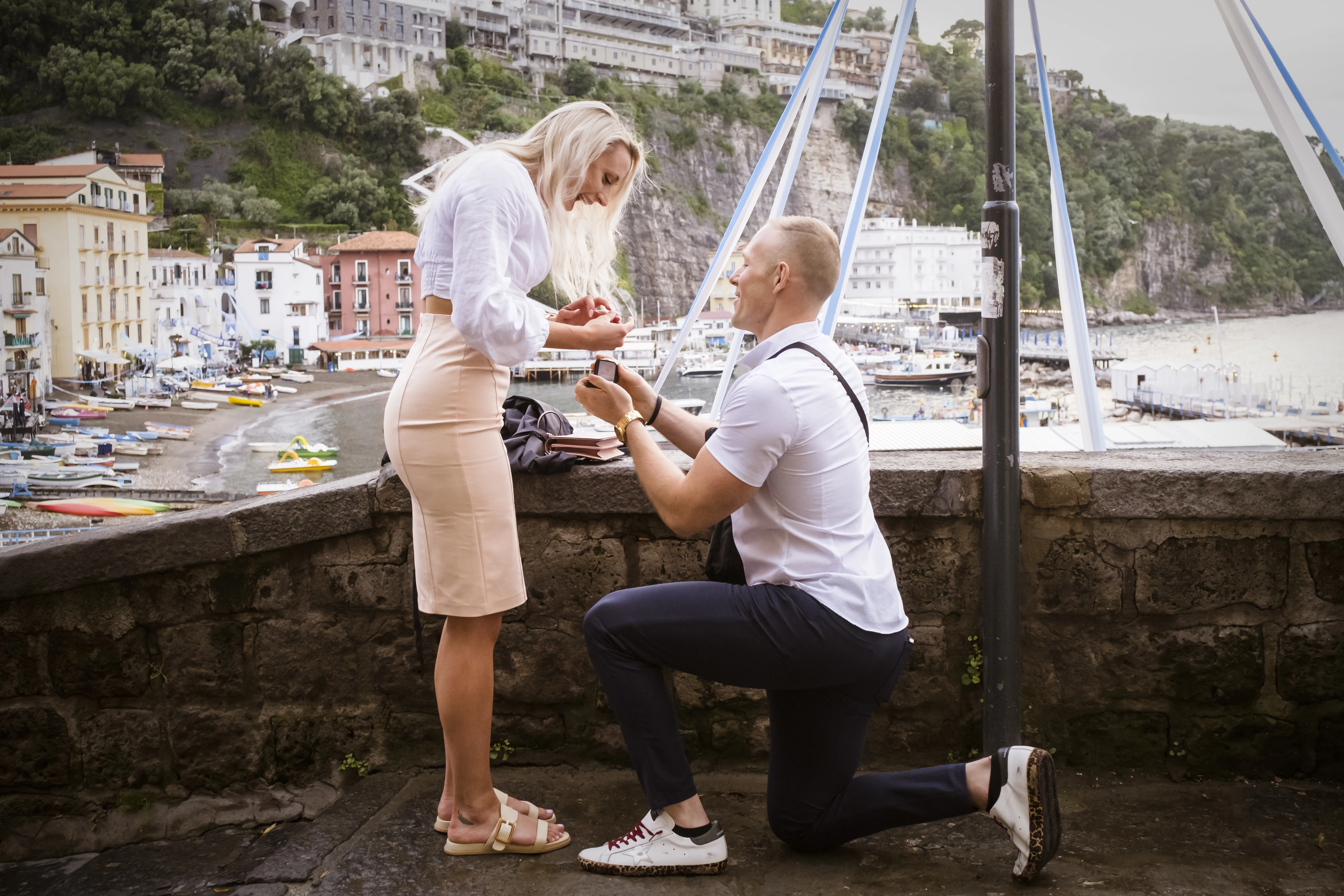 Wedding proposal in Amalfi
