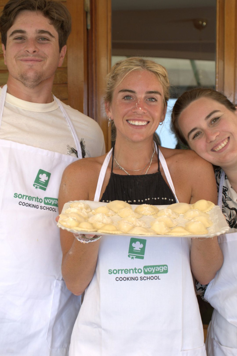 Fresh pasta cooking class in Sorrento