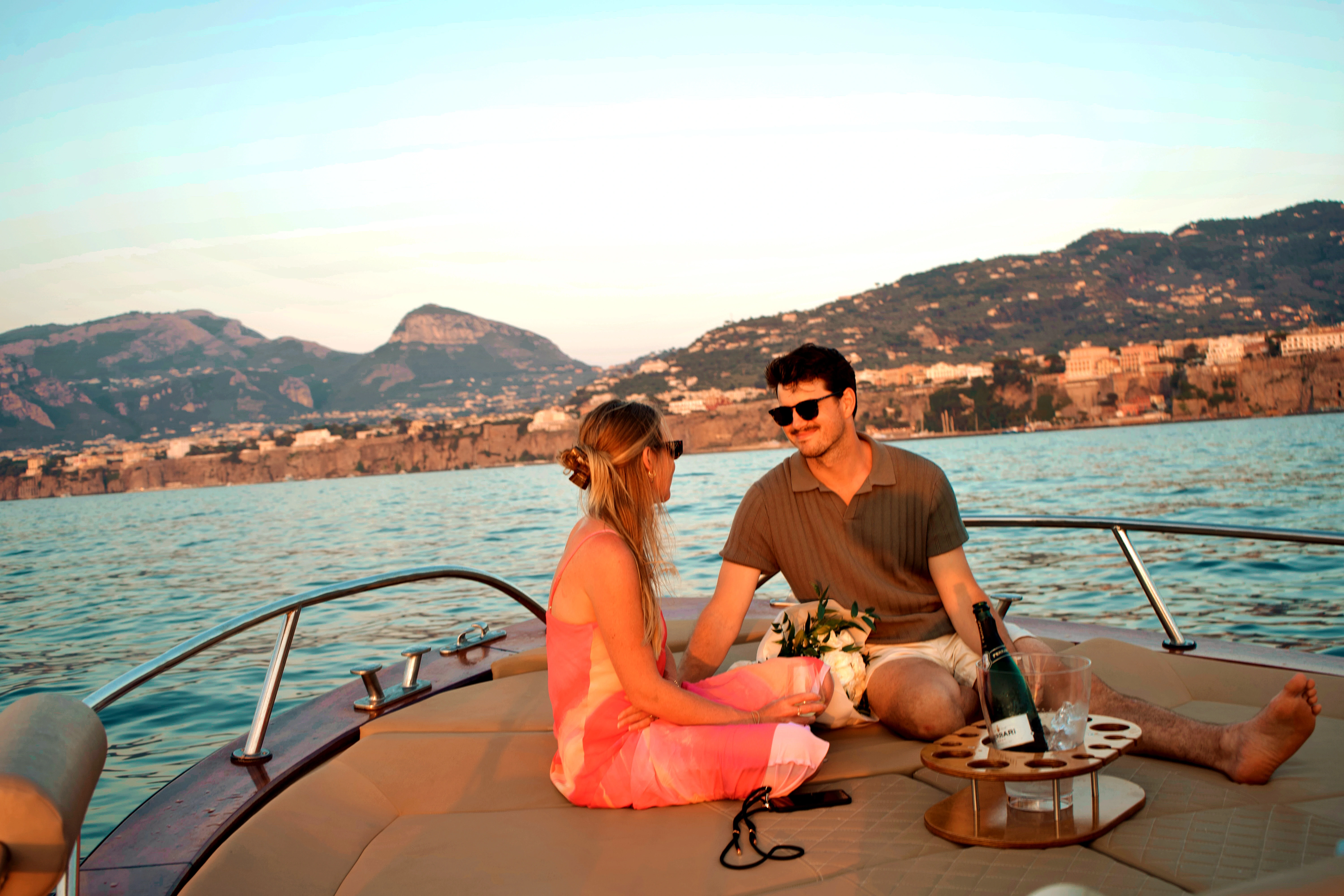 Sorrento Romantische Sonnenuntergangstour mit dem Boot