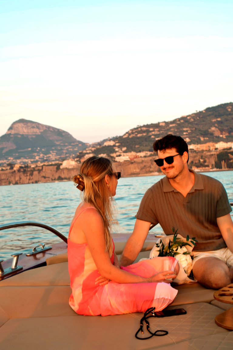 Sorrento Romantische Sonnenuntergangstour mit dem Boot