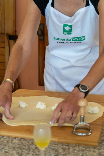 Making Ravioli in Sorrento