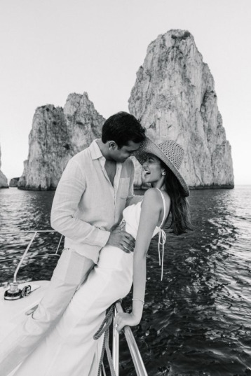 Luxury wedding proposal in Capri