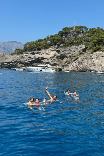 Family time in Capri Island