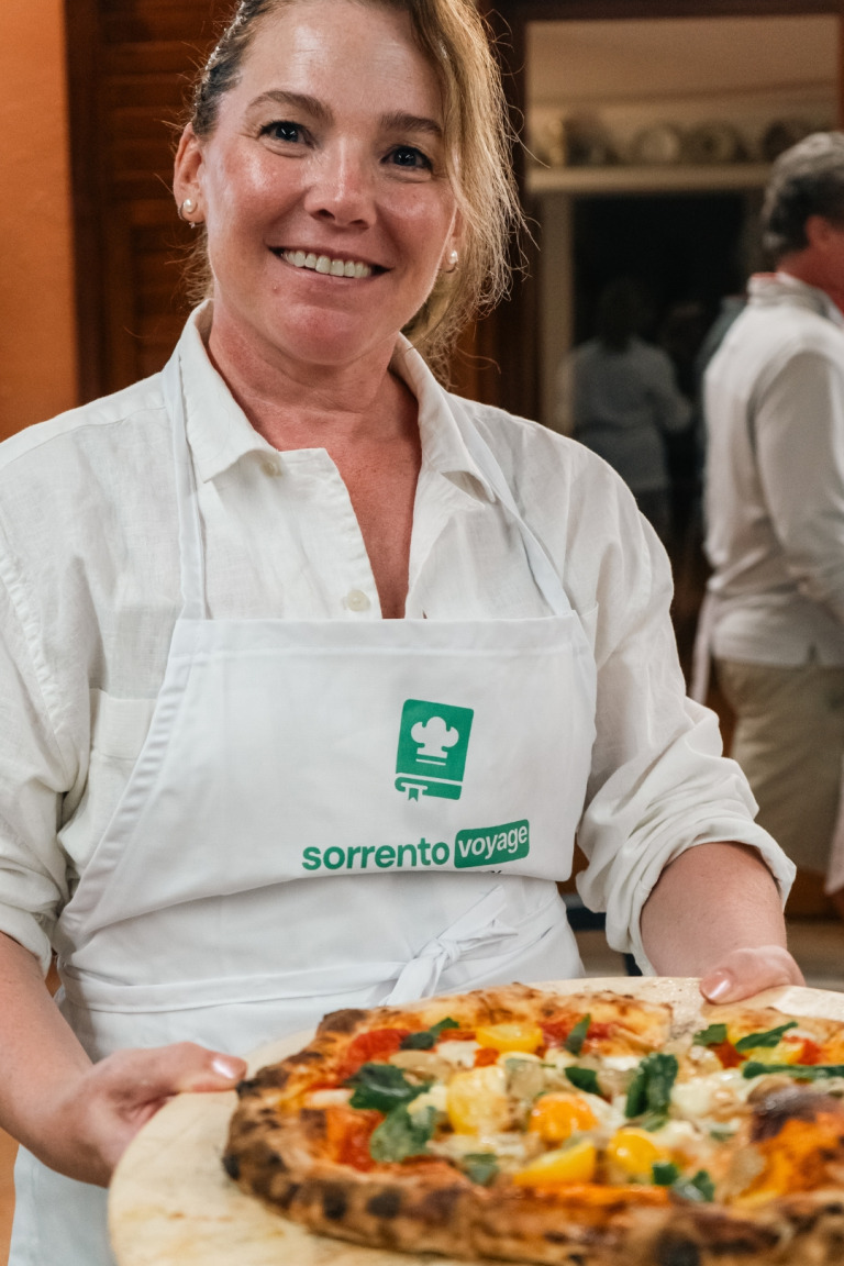 Clase de cocina de pizza napolitana en Sorrento