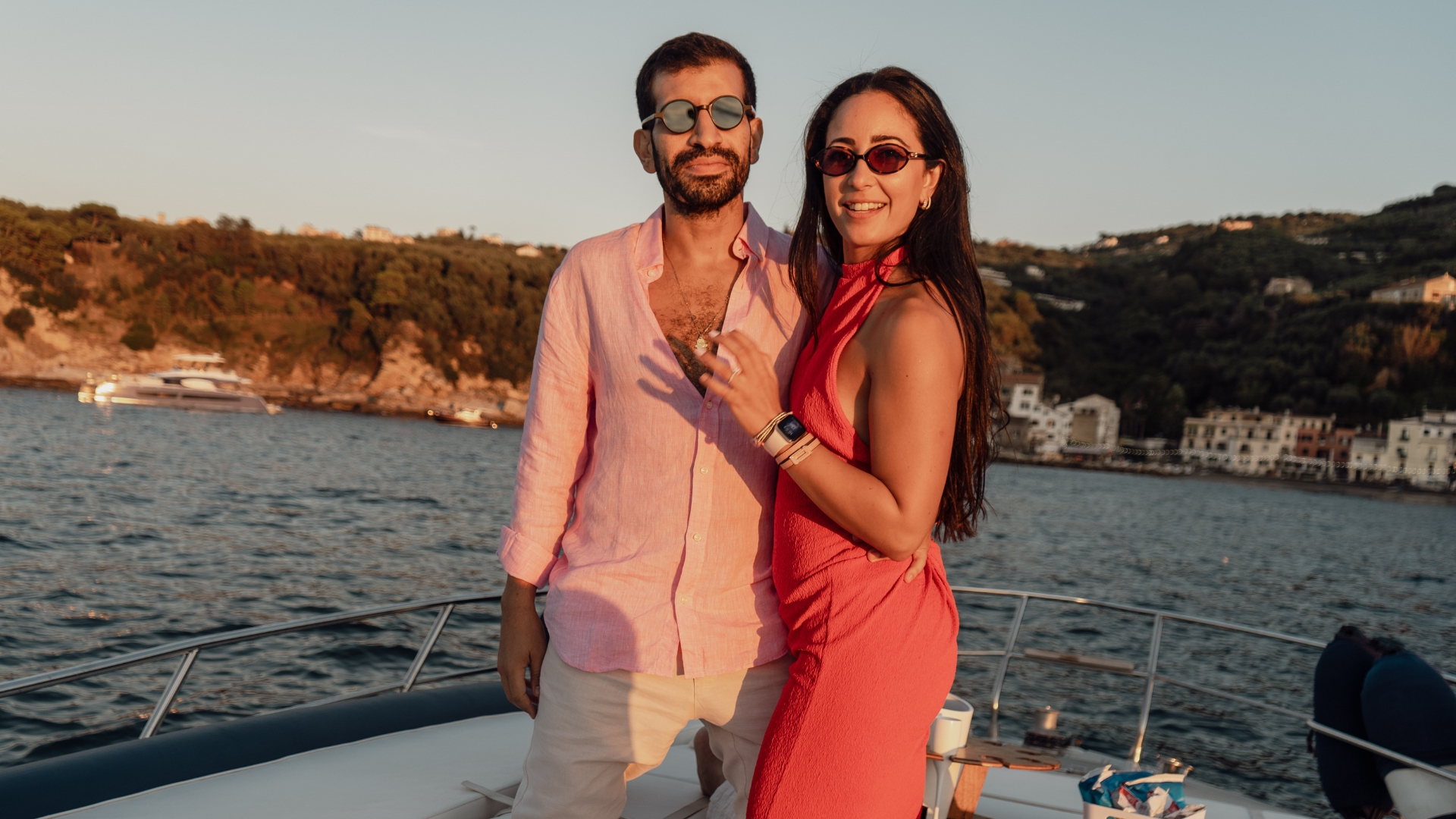 Sorrento Tour Romantique au Coucher de Soleil en Bateau