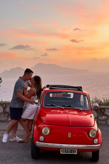 Momento romantico a Sorrento