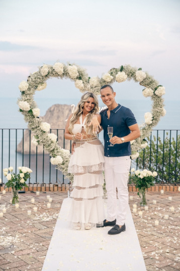 Romantic Wedding Proposal in Capri