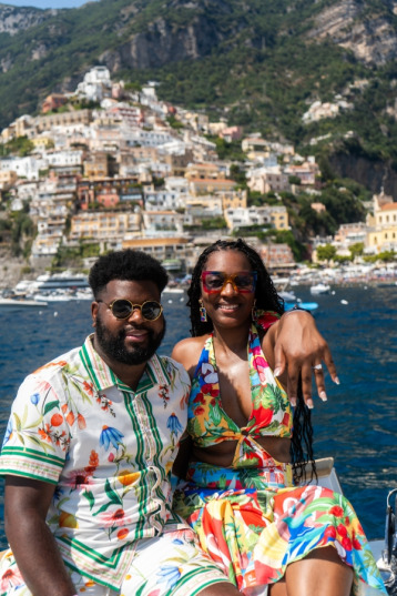 Romantic Proposal on Yacht in Amalfi