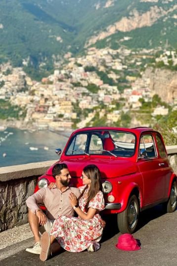 Tour in auto vintage a Positano