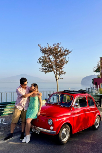 Sorrento Tour in Fiat 500