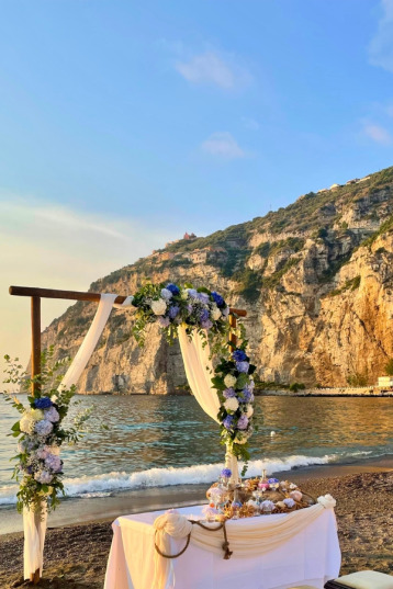 Romantic Sunset in Sorrento