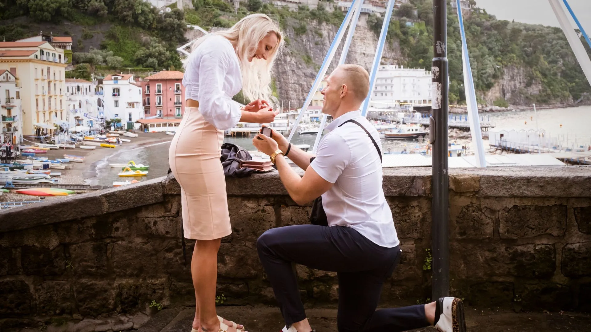 Proposition de mariage à Amalfi