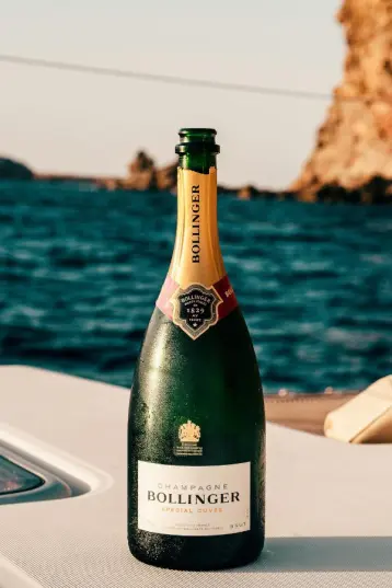 Champagne on board